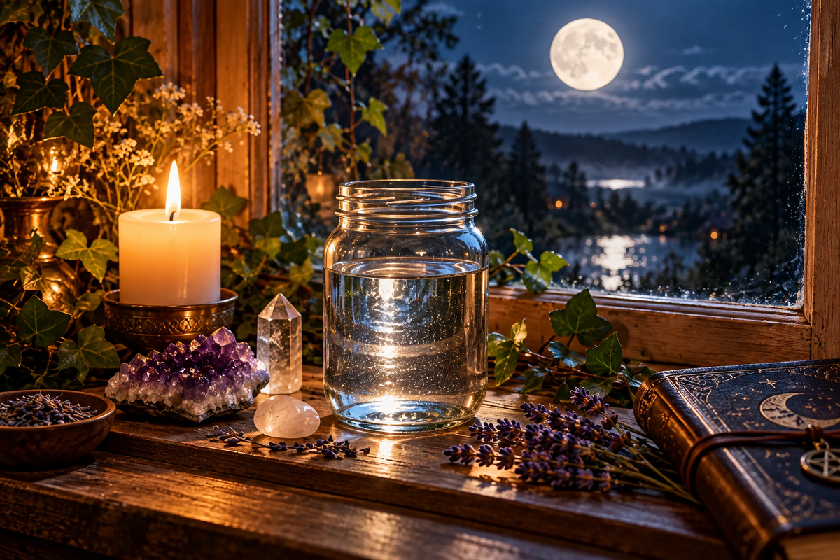 A Gentle Guide to Moon Water and Its Rituals