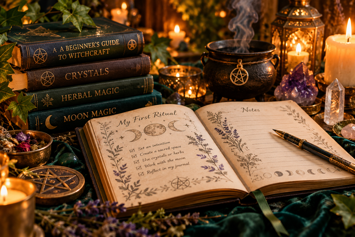A Beginner Witch Master Guide for First Rituals