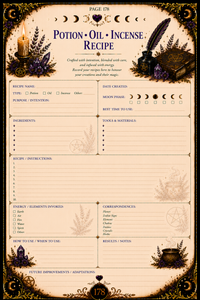 Book of Shadows – Printable & Interactive PDF Journal