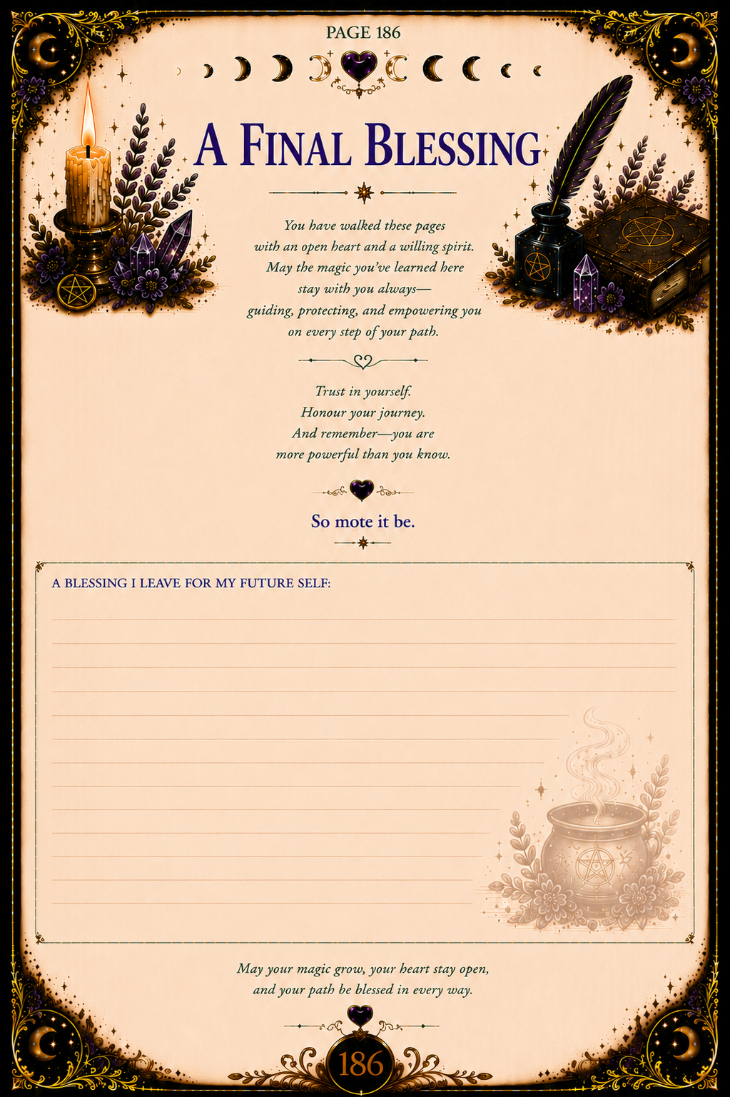 Book of Shadows – Printable & Interactive PDF Journal