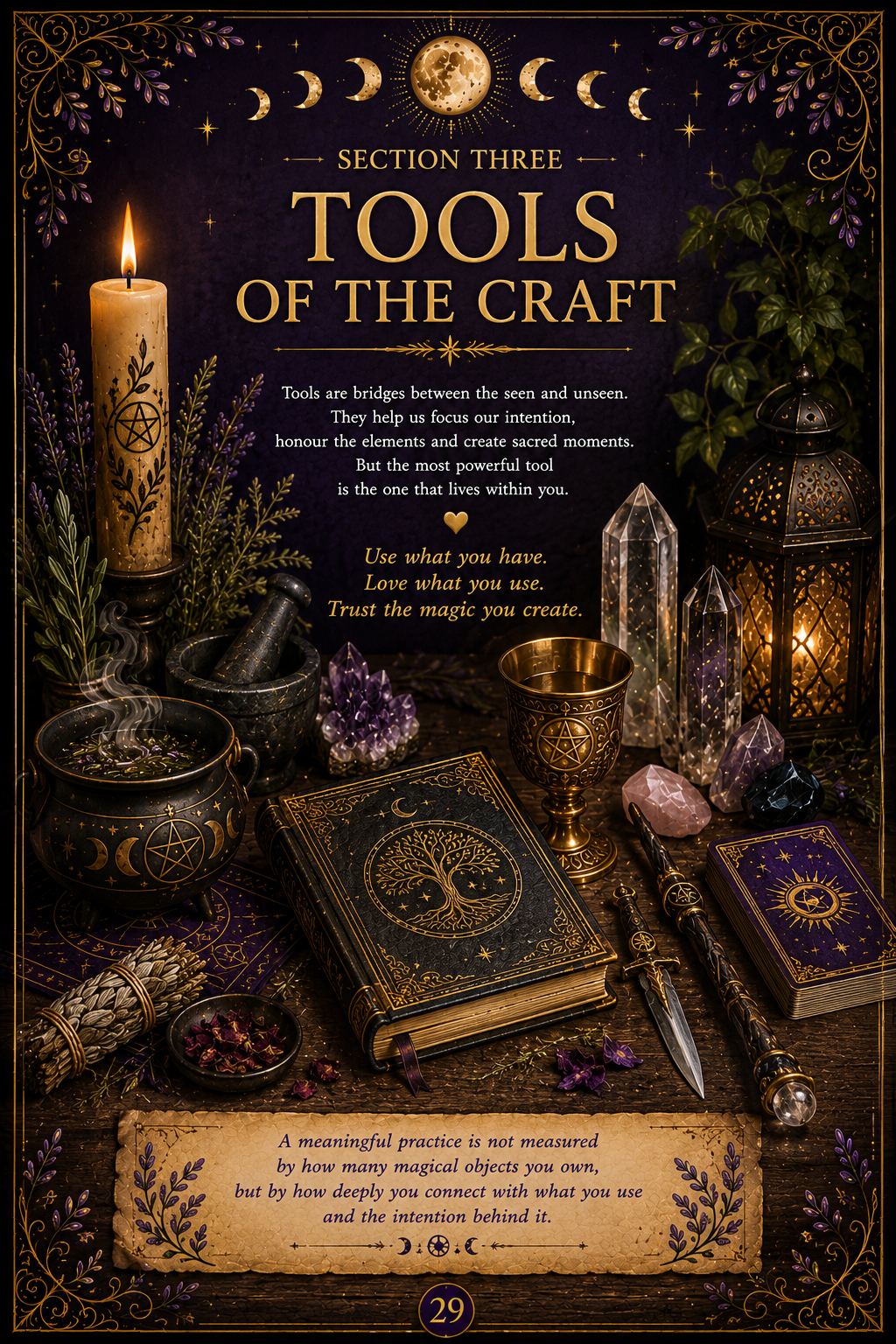 Book of Shadows – Printable & Interactive PDF Journal