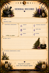 Book of Shadows – Printable & Interactive PDF Journal