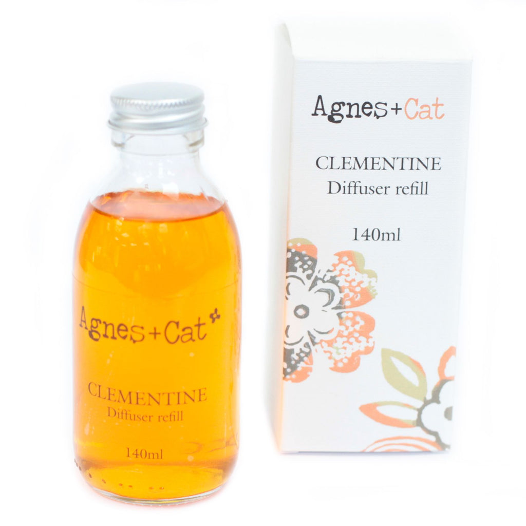 Agnes + Cat Reed Diffuser Refill Clementine 150ml for Freshness