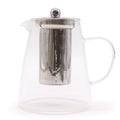 Glass Infuser Teapot in Flask Shape with 950ml Capacity