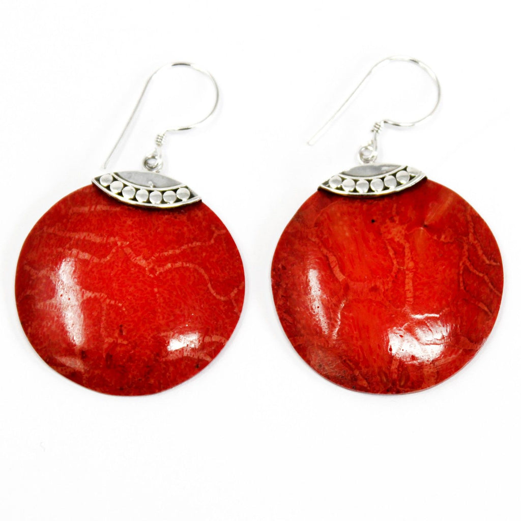 925 Silver Earrings Classic Disc Design for Everyday Elegance