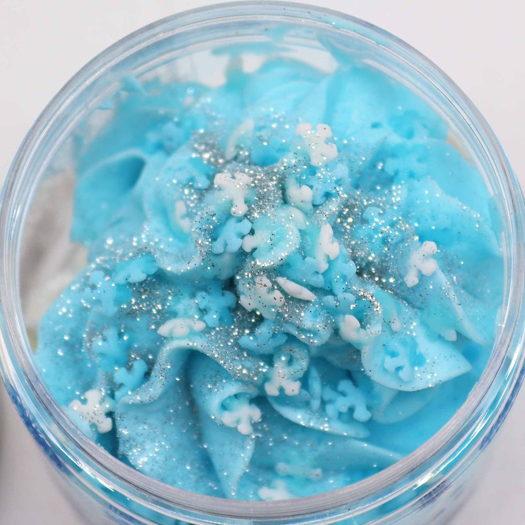 White Christmas Whipped Soap 120g for Festive Skincare Delight
