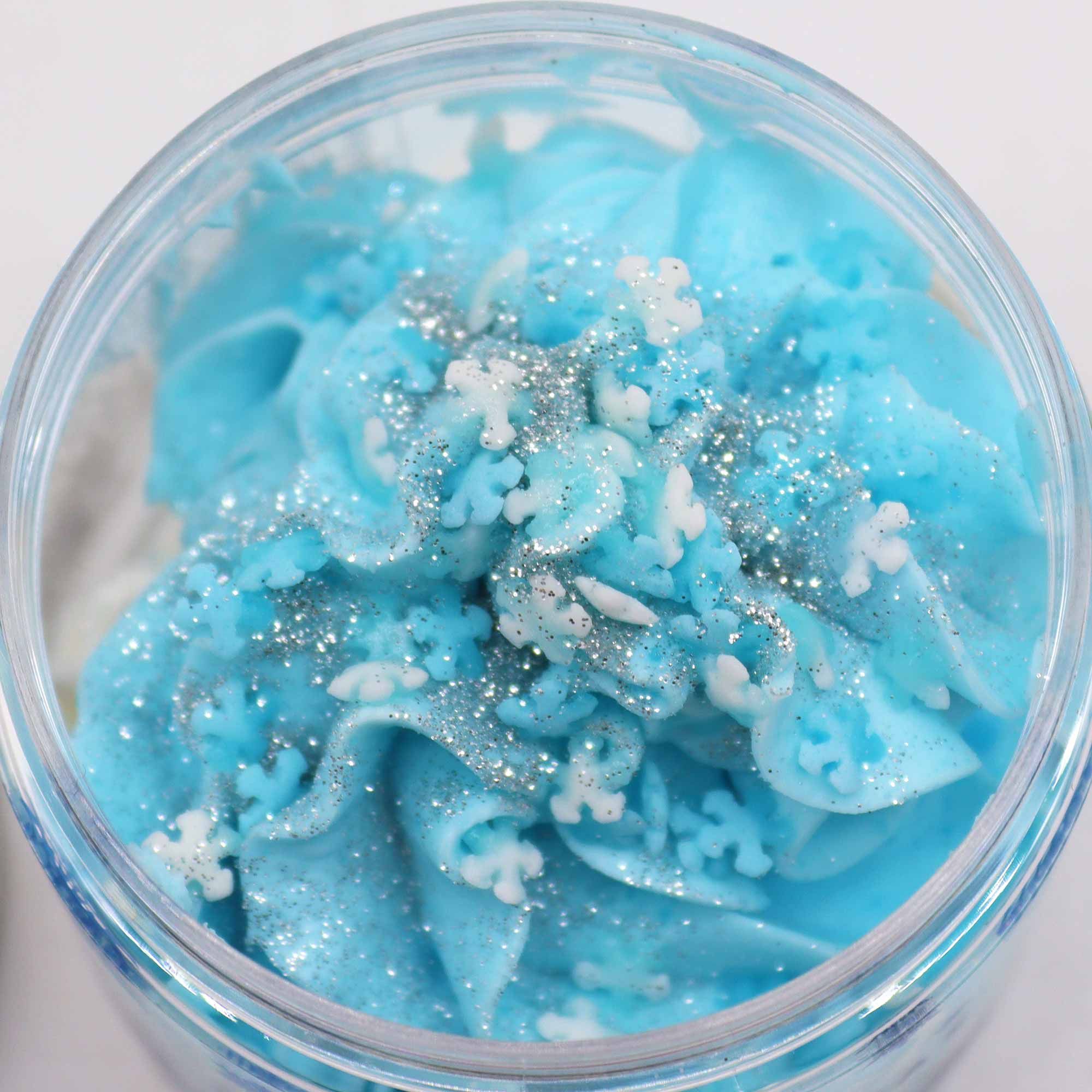 White Christmas Whipped Soap 120g for Festive Skincare Delight