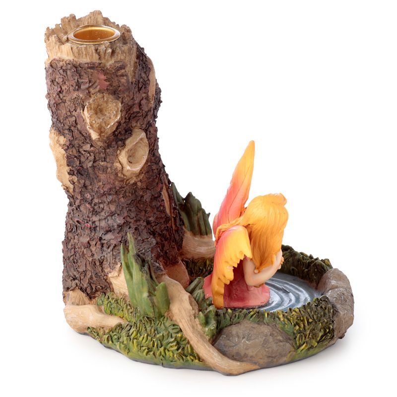 Ancient Tree Fairy Lake Backflow Incense Burner for Relaxation
