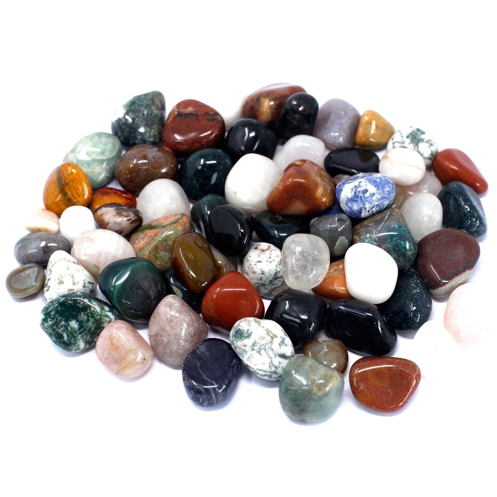 Mixed Gemstones 1kg Bag for Crafting and Decorative Projects
