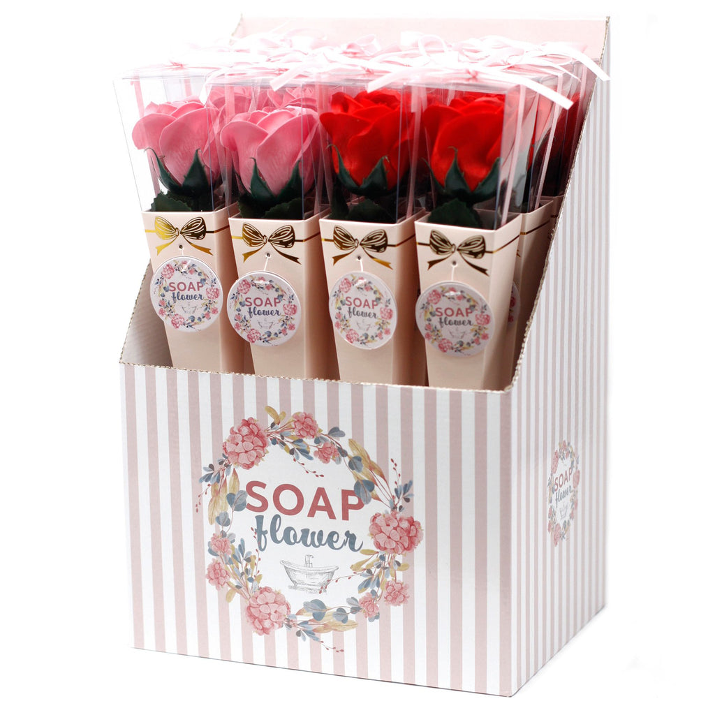 Medium Rose Soap Flower for Home Displays and Unique Gifts