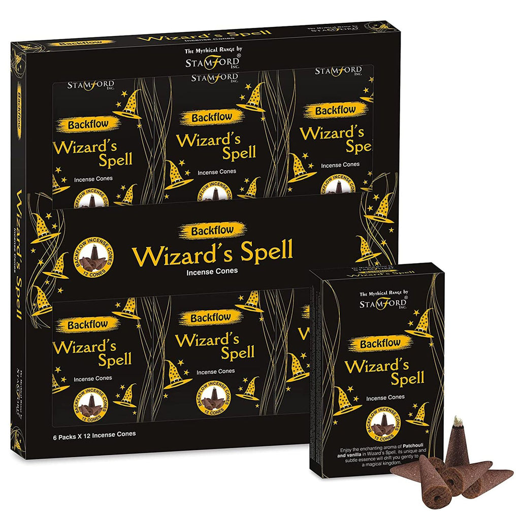 Mythical Backflow Cones Wizard Spell for Enchanting Aromas