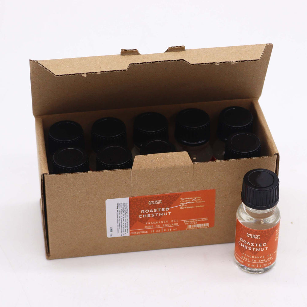 Roasted Chestnut Fragrance Oil 10ml Indulge in Warm Aromas Today