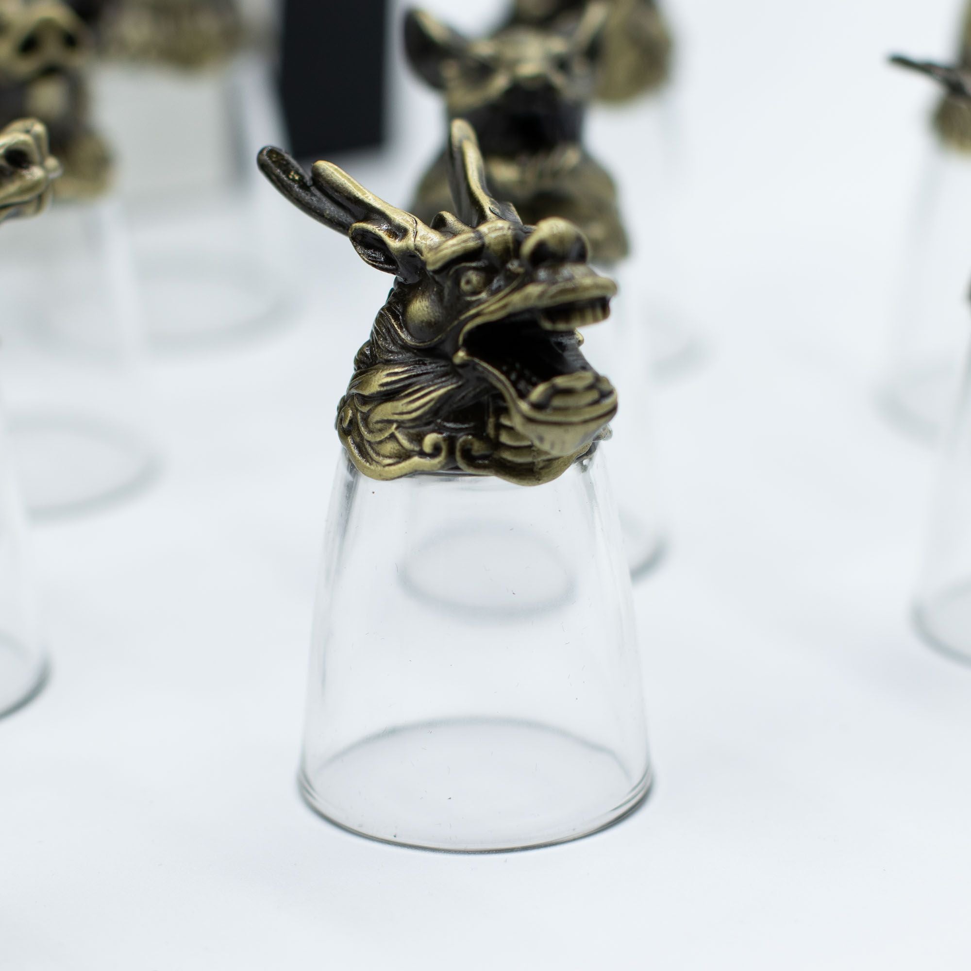 Gift Set of 12 Glasses 25ml Featuring Forest and Mystical Creatures