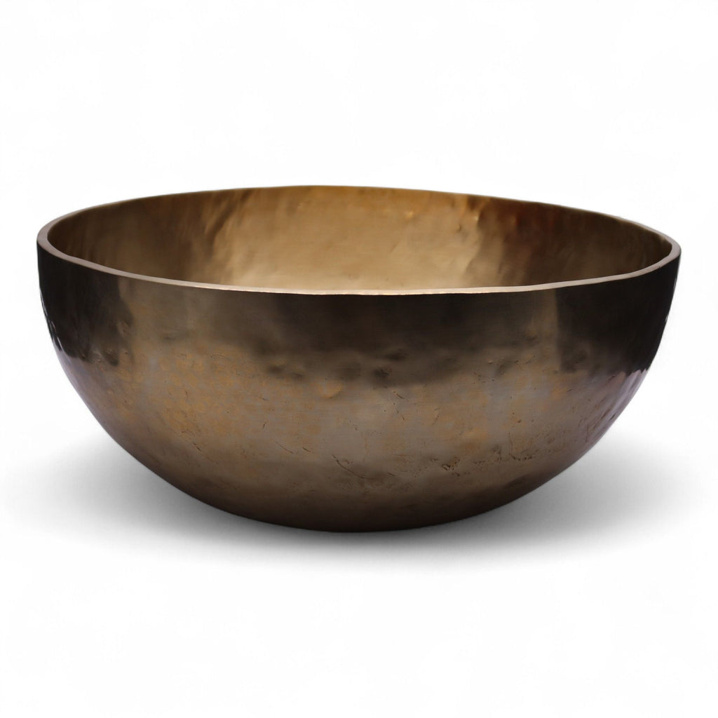 Huge Plain Vibrational Feet Standing Bowl for Sound Healing Use