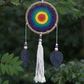 Medium Rainbow Dream Catcher for Home Decor and Sweet Dreams