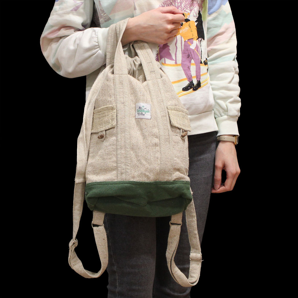 Laptop Backpack Made from Hemp and Cotton for Everyday Use