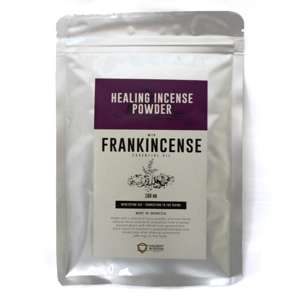 Healing Incense Powder Frankincense 100g for Calming Atmosphere