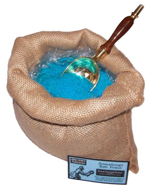 Total Unwind Potion 7kg Hessian Sack for Relaxing Bath Experience
