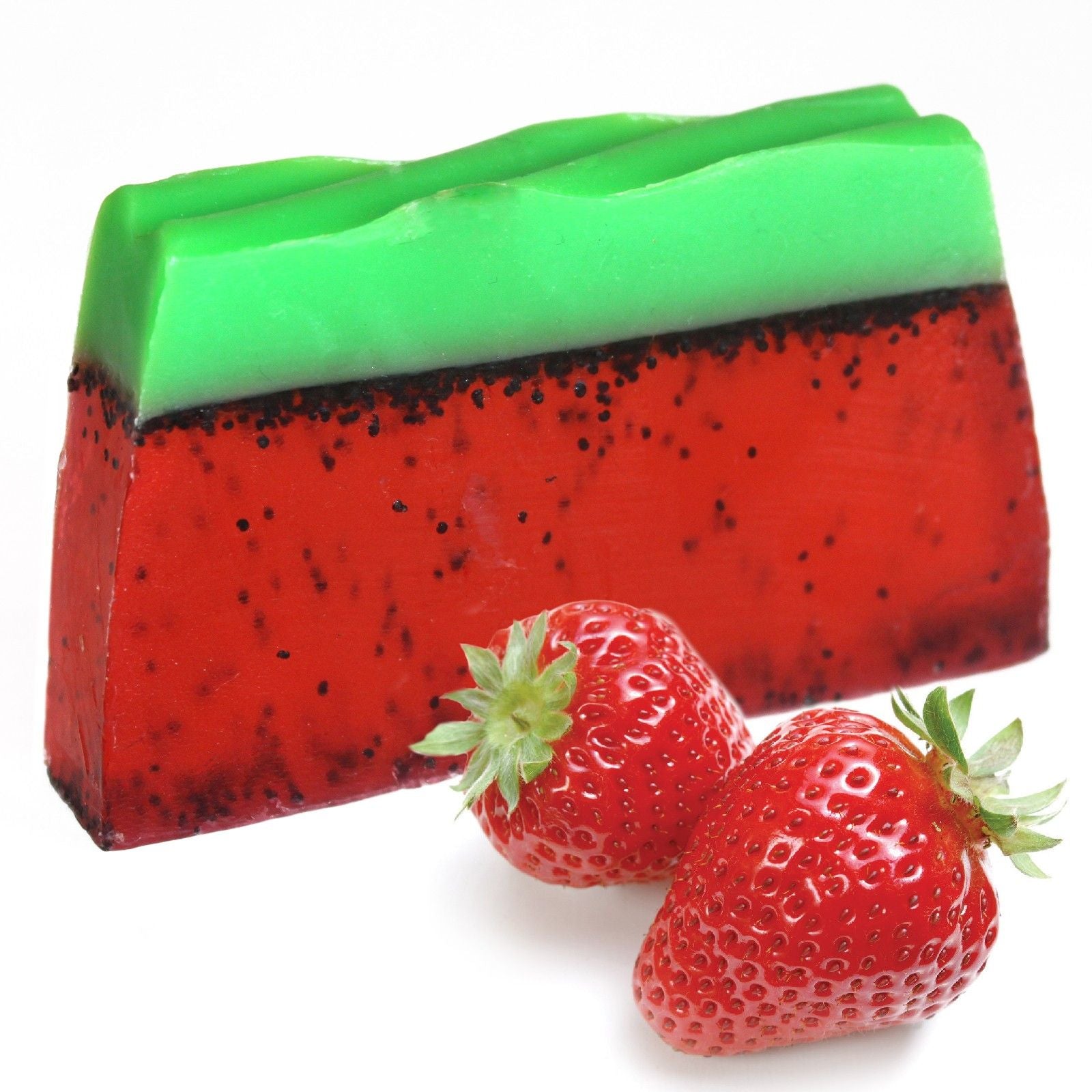 Tropical Paradise Strawberry Soap Loaf for Fruity Cleanse Delight