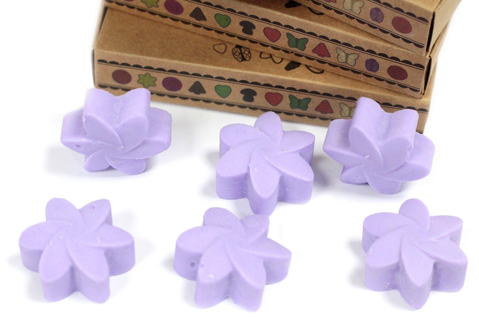 Lavender Fields Wax Melts Box of 6 for Home Fragrance Delight