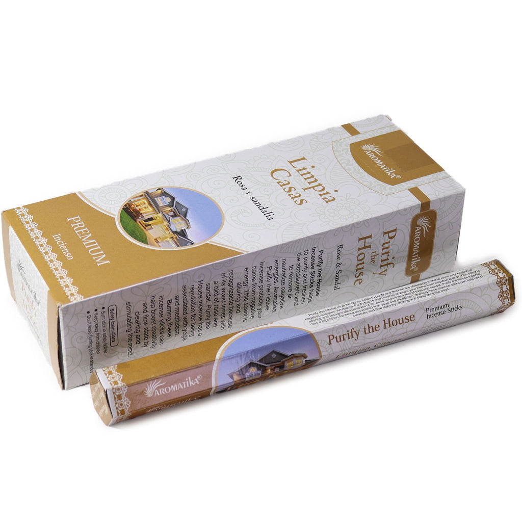 Aromatika Charcoal Free Hex Incense Sticks for Home Purification