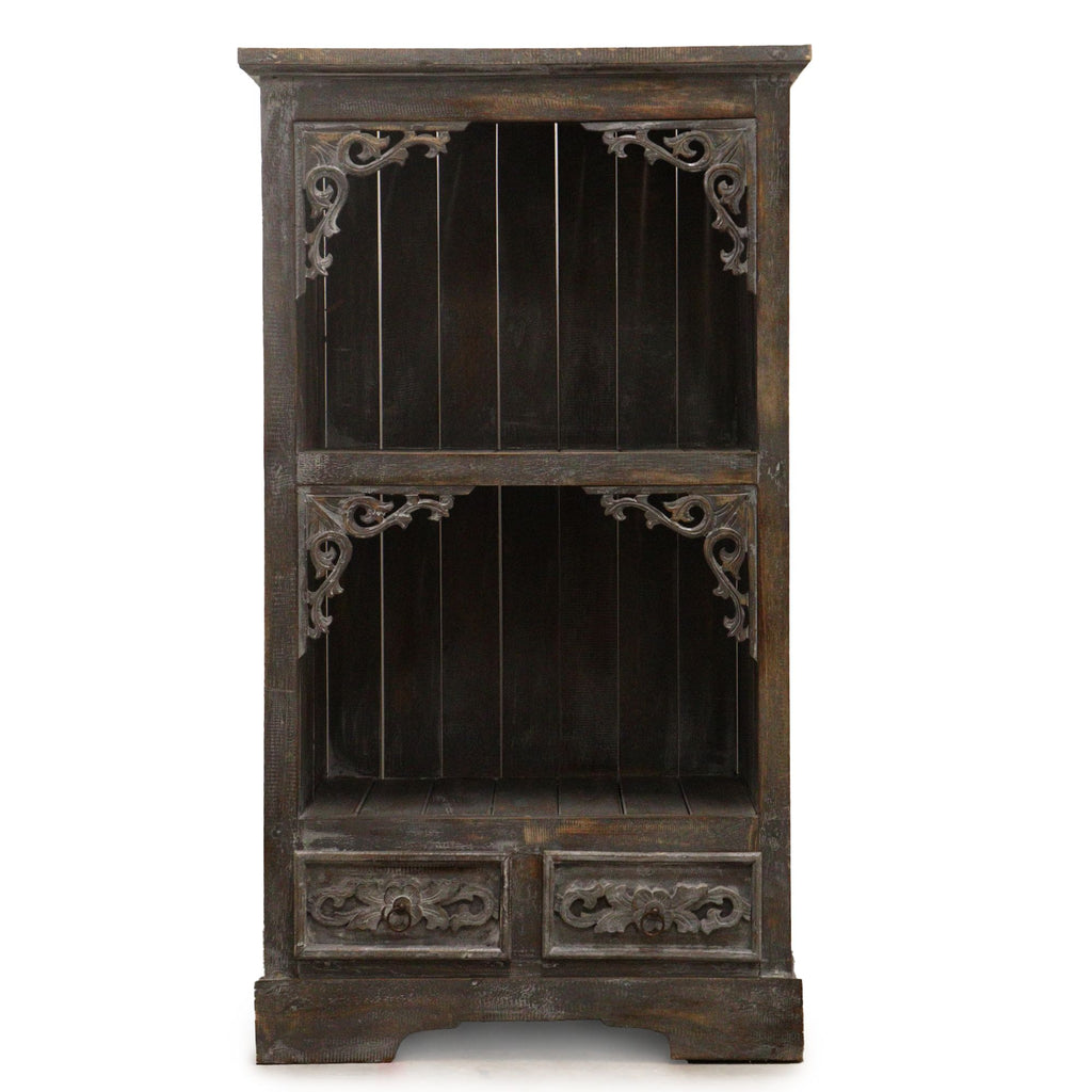 Albasia Bathroom Cabinet in Greywash for Elegant and Stylish Storage