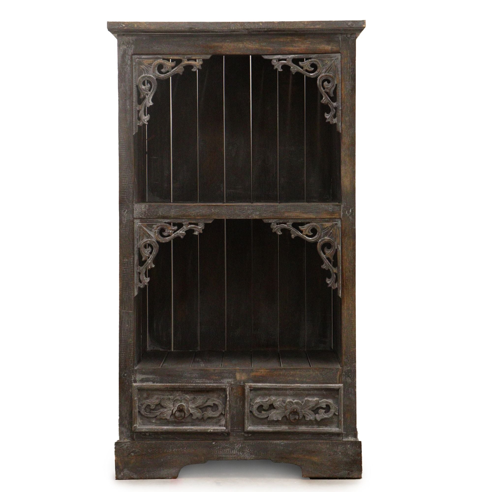 Albasia Bathroom Cabinet in Greywash for Elegant and Stylish Storage