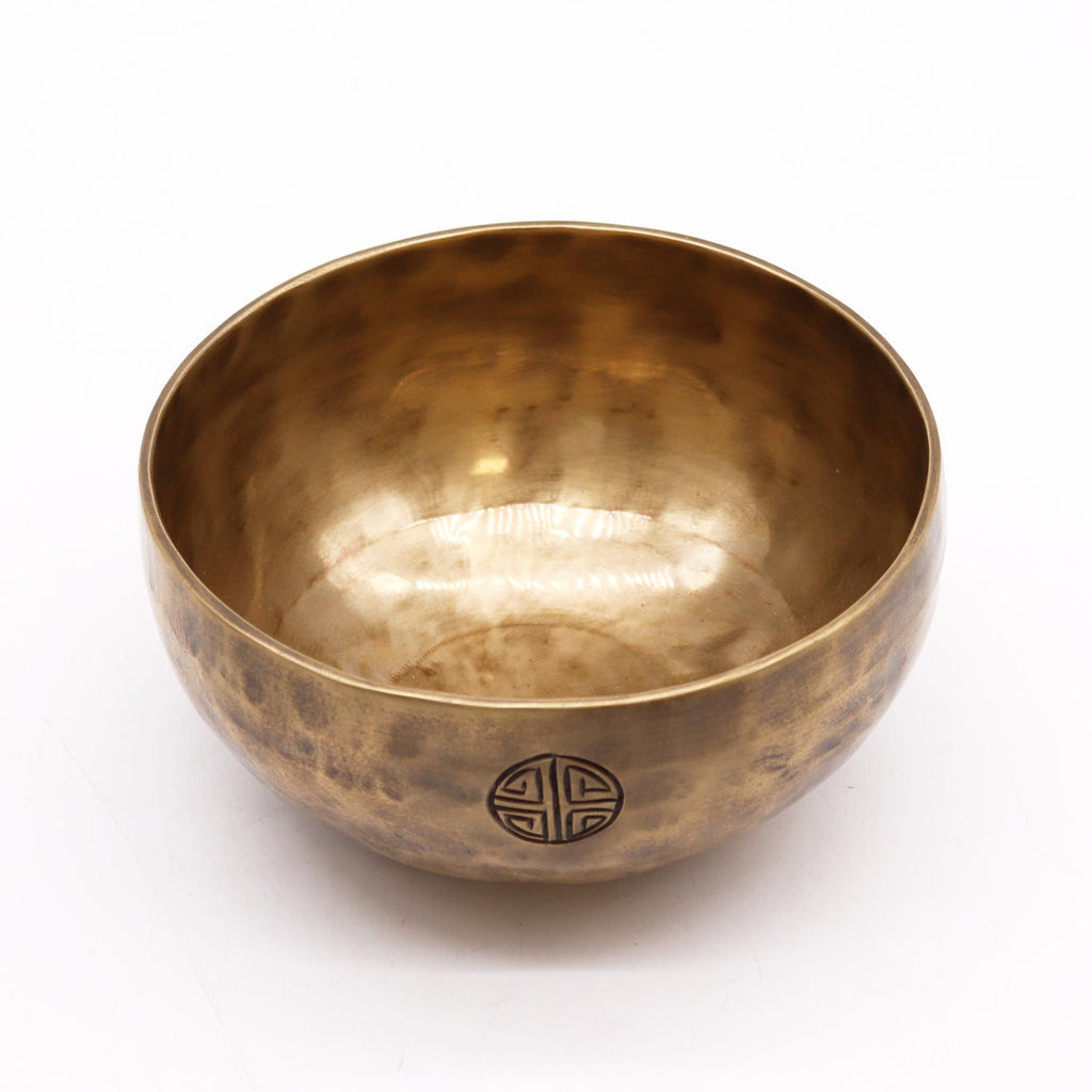 Medium Nepalese Moon Singing Bowl for Meditation and Decor