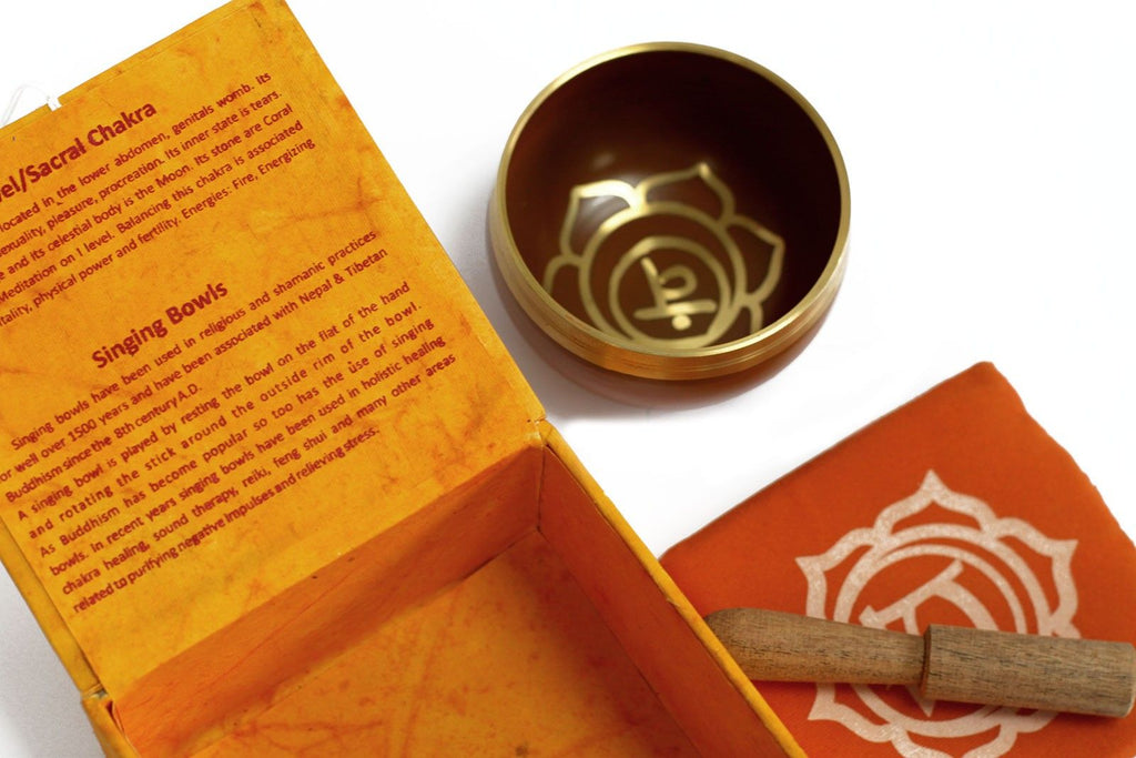 Chakra Singing Bowl Navel for Meditation and Energy Balance