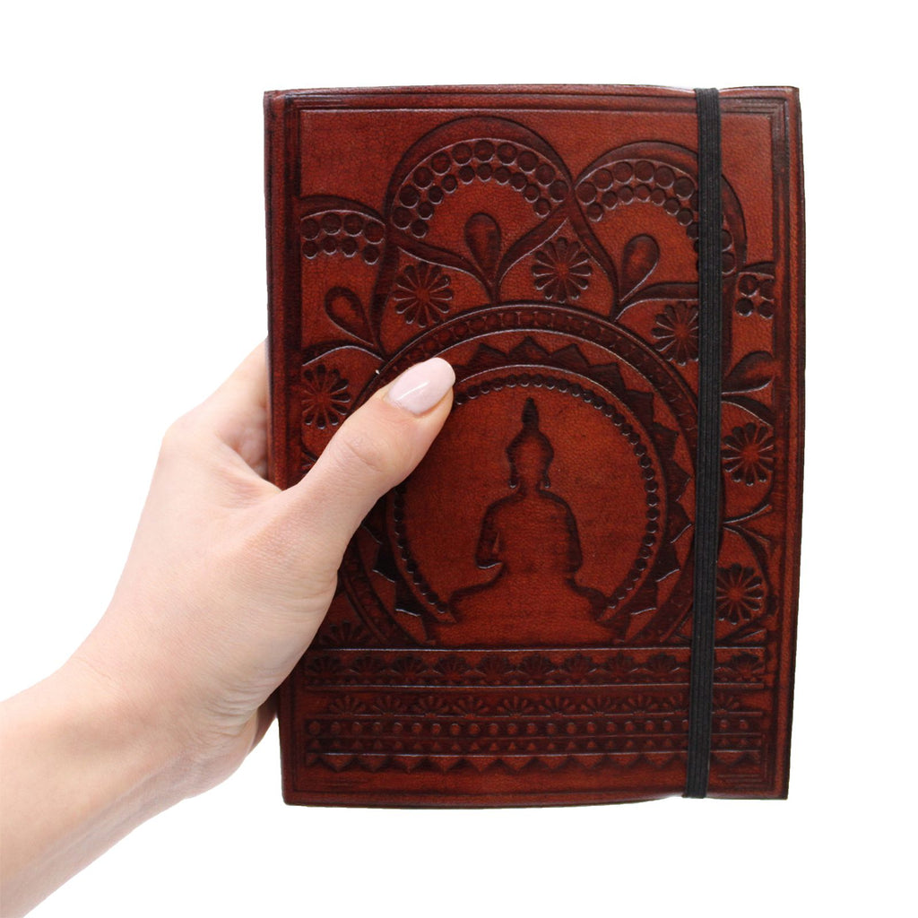 Cosmic Goddess Small Notebook with Strap for Creative Writing