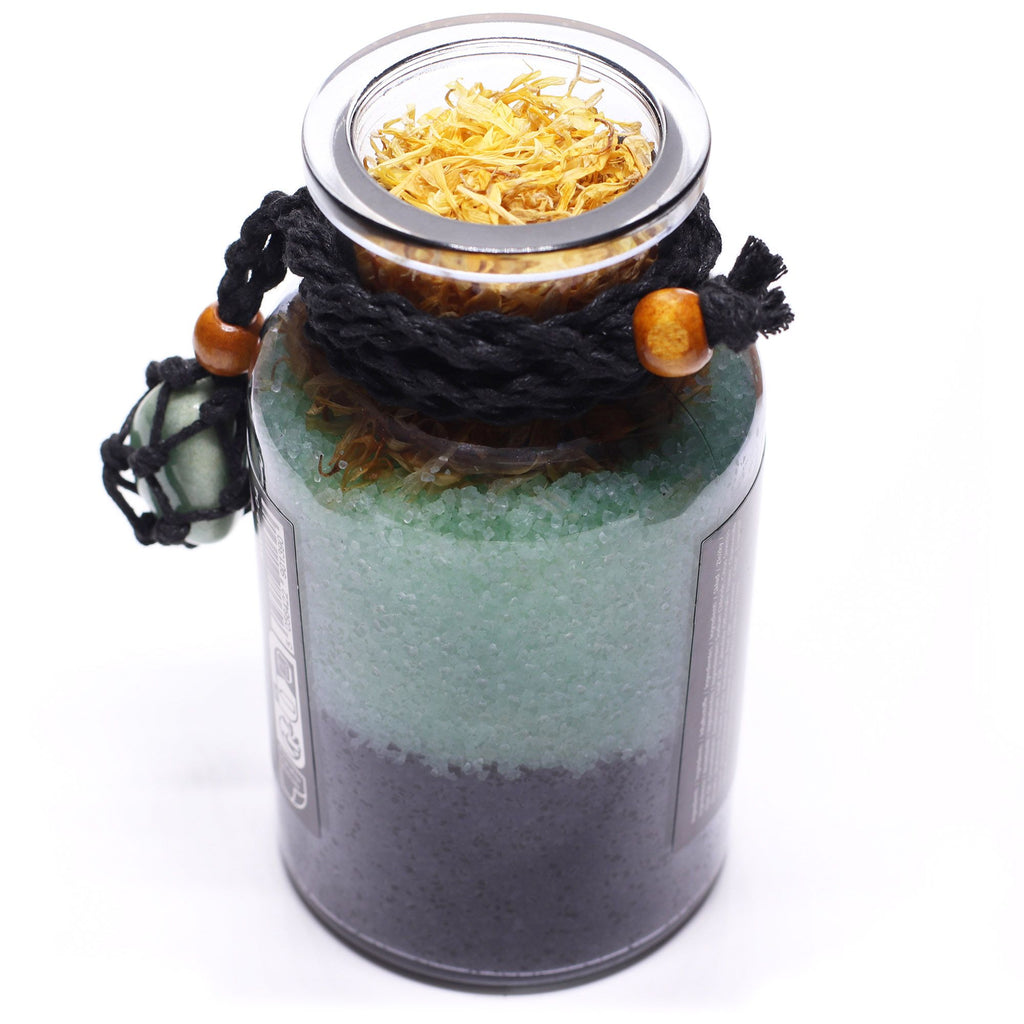 Aventurine Crystal Amulet and Prosperity Bath Spell Potion 240g