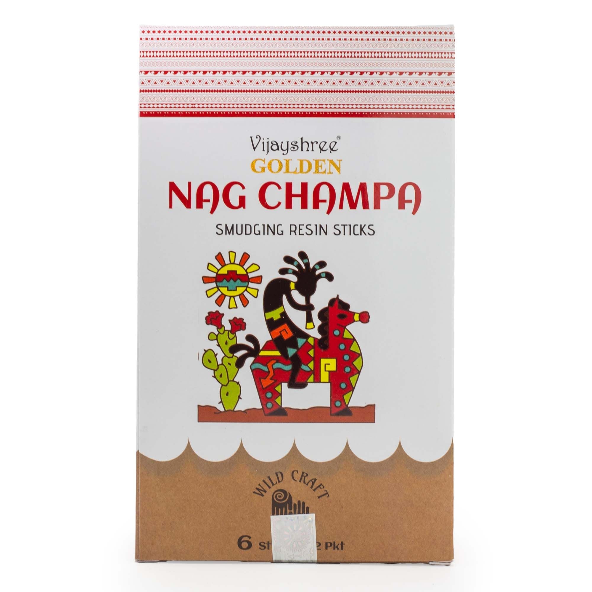 Golden Nag Champa Smudging Resin Sticks in 30g Pack