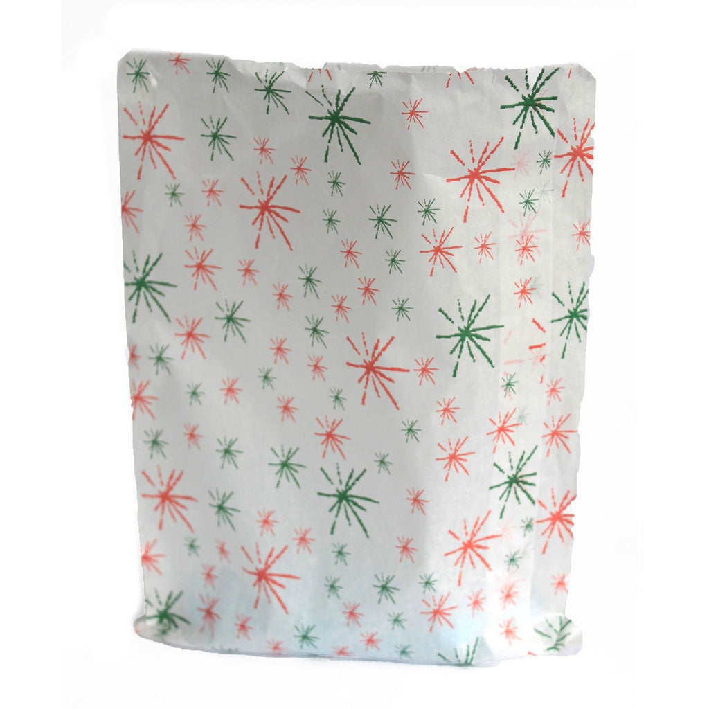 8.5 x 11 Inch Starburst Paper Bags for Stylish Gift Wrapping
