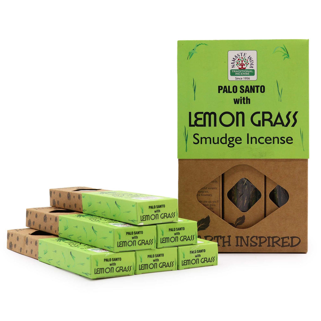 Earth Inspired Smudge Incense Sticks with Refreshing Lemongrass