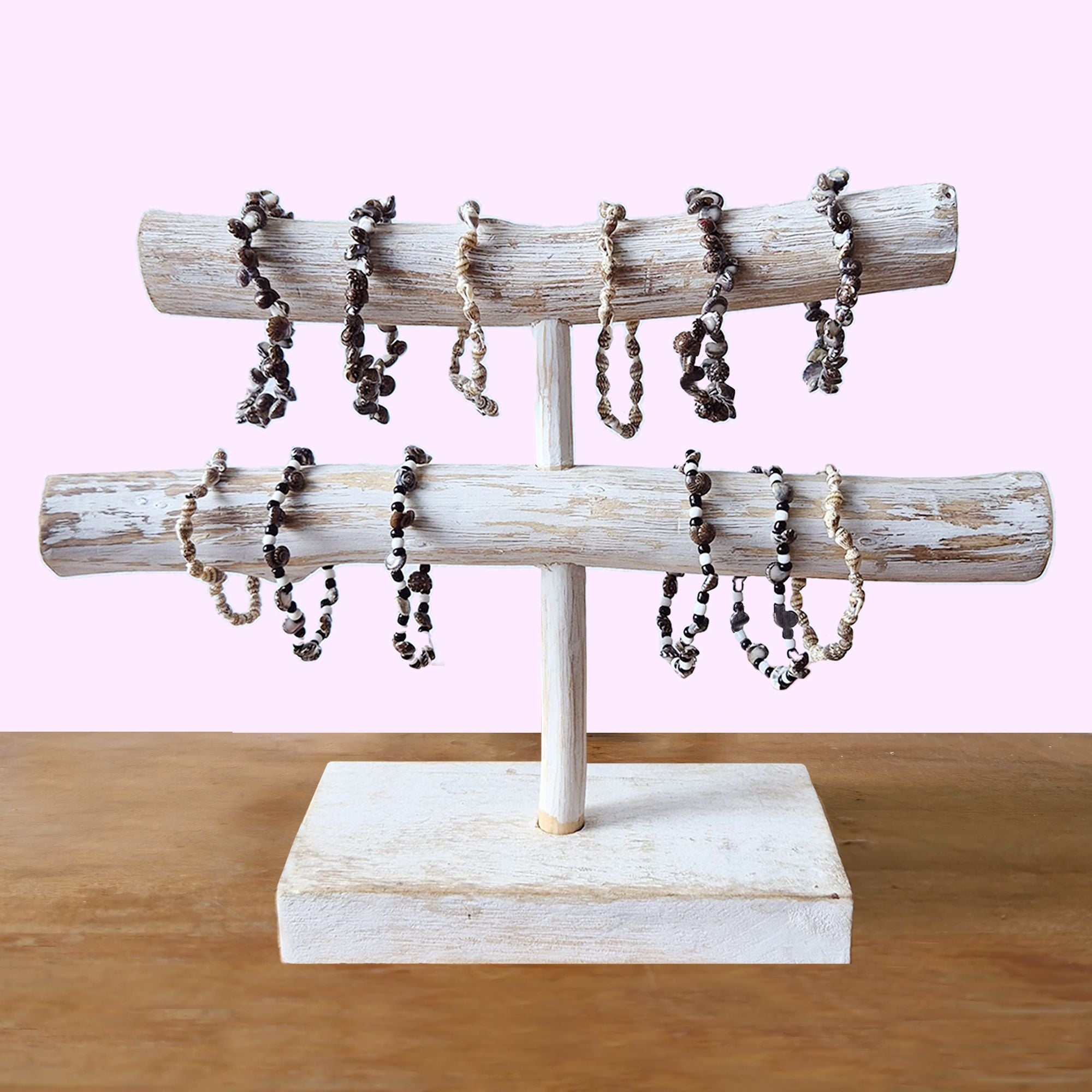 Handmade Friendship Bracelets with Tiny Beach Shells Assorted