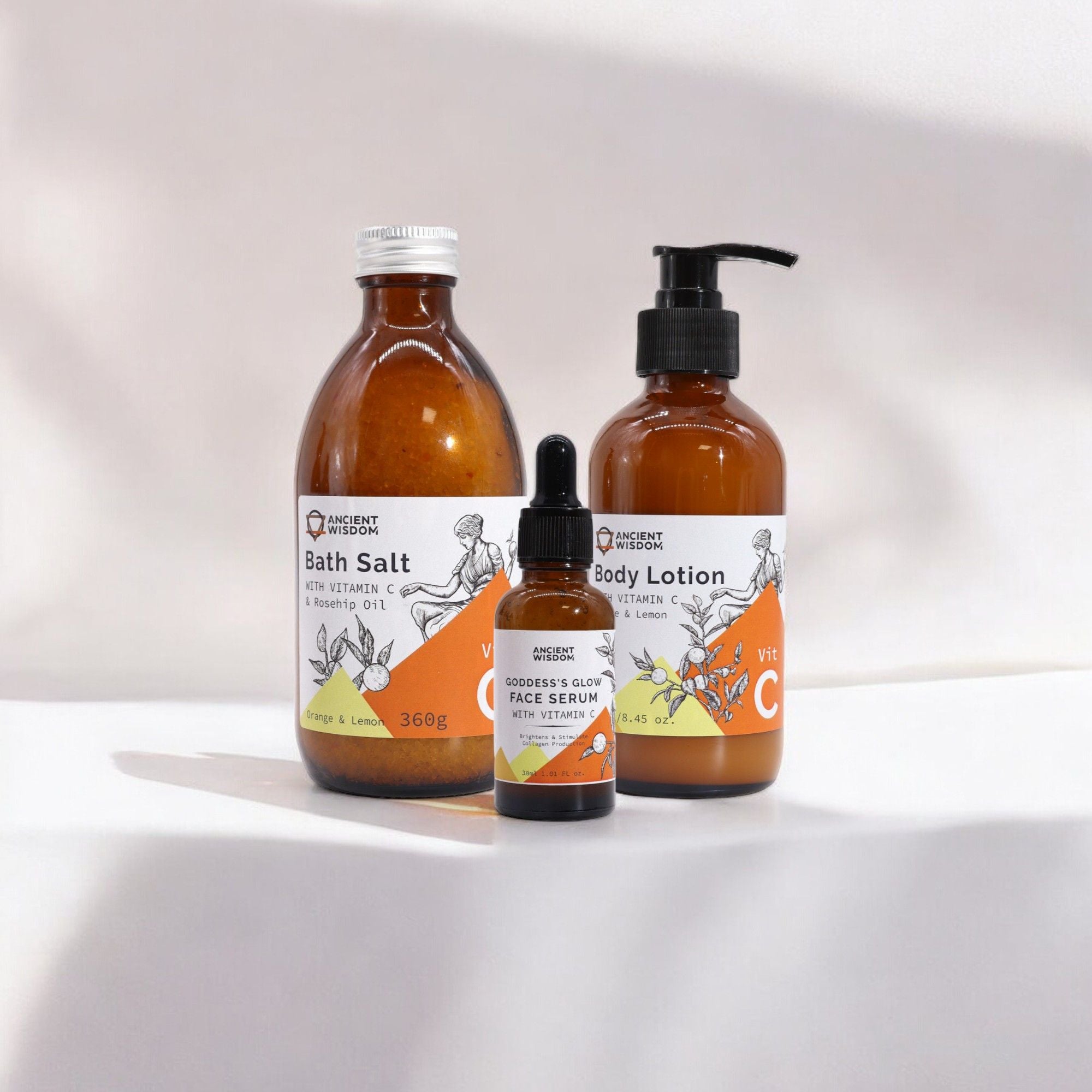 Goddess's Glow Ritual Bundle for Radiant Skin and Luxurious Self Care