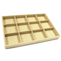 Twelve Compartment Display Tray for Elegant Jewellery Showcase