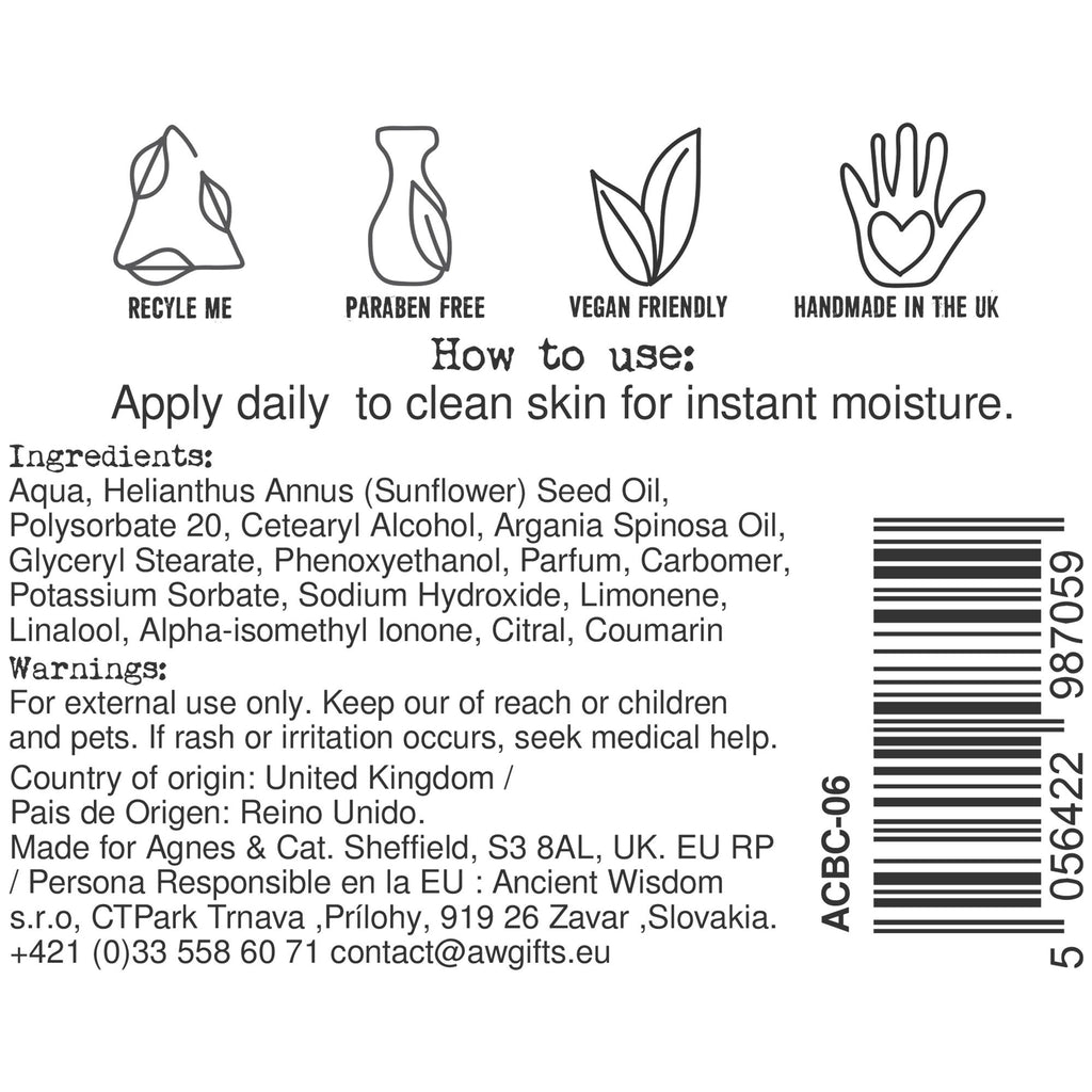 Agnes + Cat Hand and Body Cream Provence for Everyday Hydration