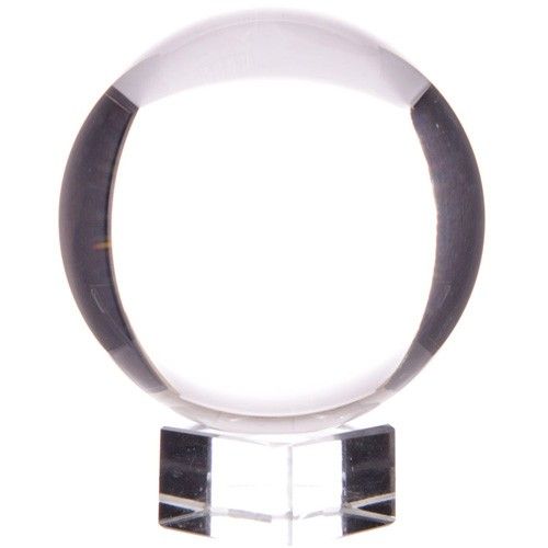 Stunning 200mm Crystal Ball on Stand for Elegant Home Display