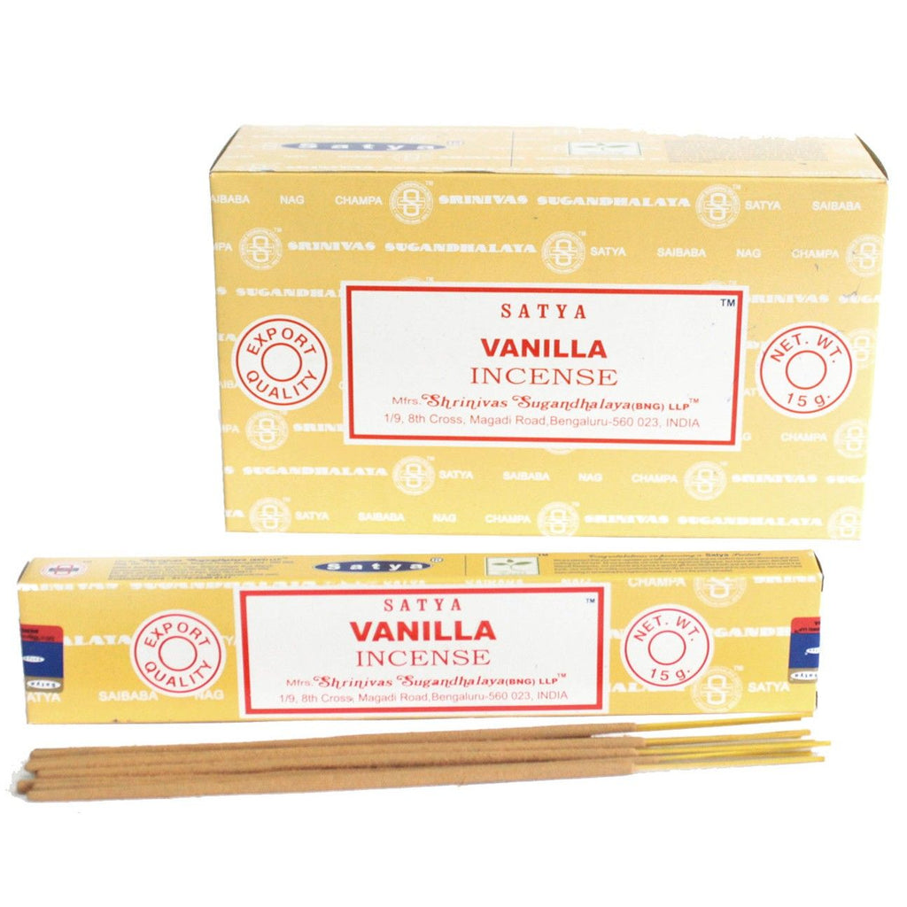 Satya Incense Sticks 15gm with Vanilla Scent for Home Fragrance