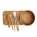 Spa Clay Wax Application Set with Teak Wood Finish for Home Use