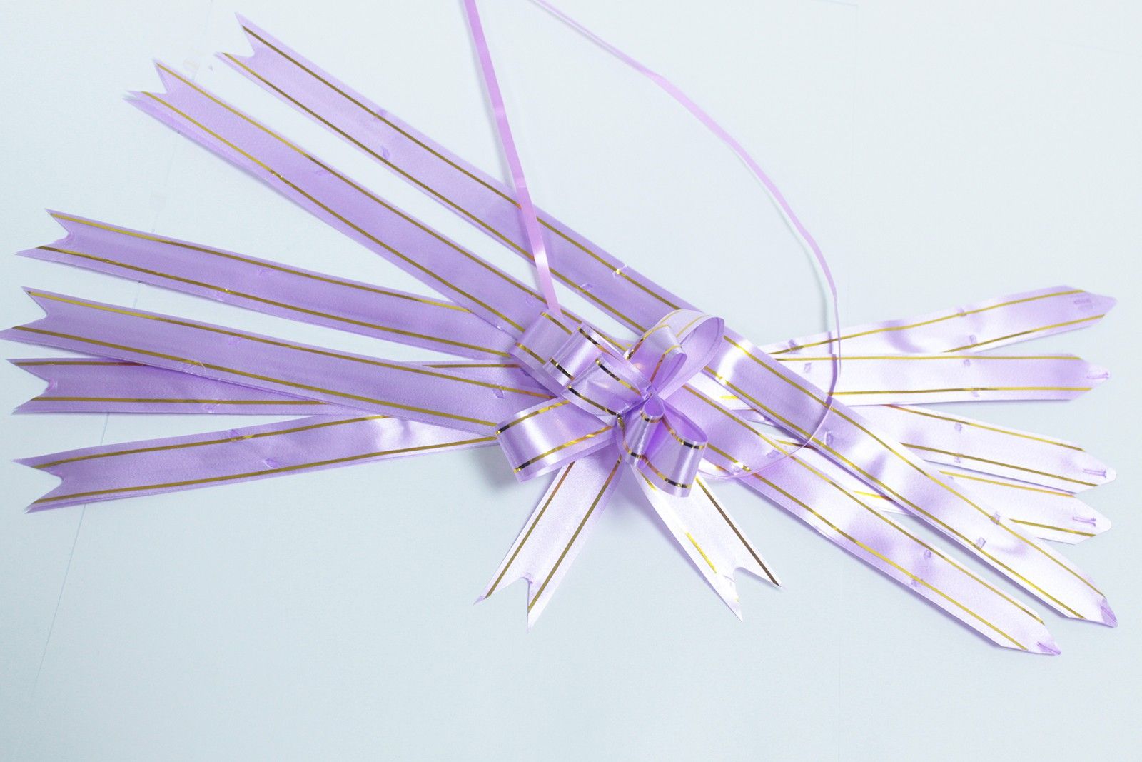 Mini Lavender Pull Bows for Effortless Gift Decoration Pack of 10