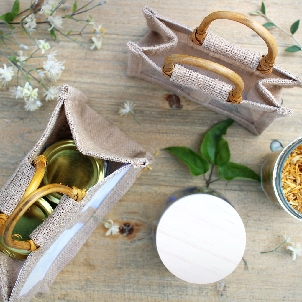 Two Jars 100% Natural Gift Bag for Eco Friendly Gifting Needs