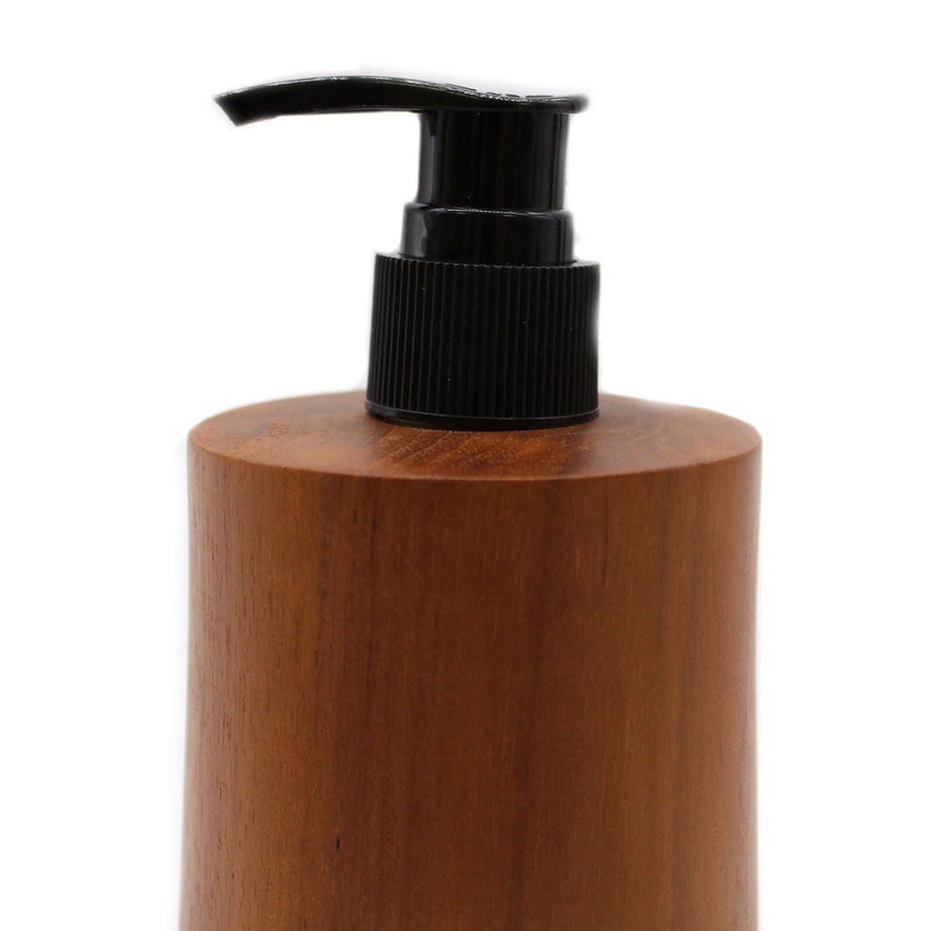 Natural Teakwood Soap Dispenser Taper for Elegant Home Decor
