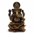 Brass Miniature Ganesha Statue for Wisdom Prosperity and Blessings
