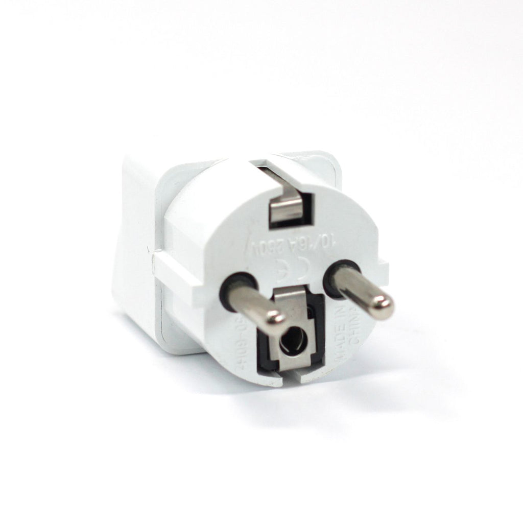UK to EU Plug Adaptor for Charging Devices in European Sockets