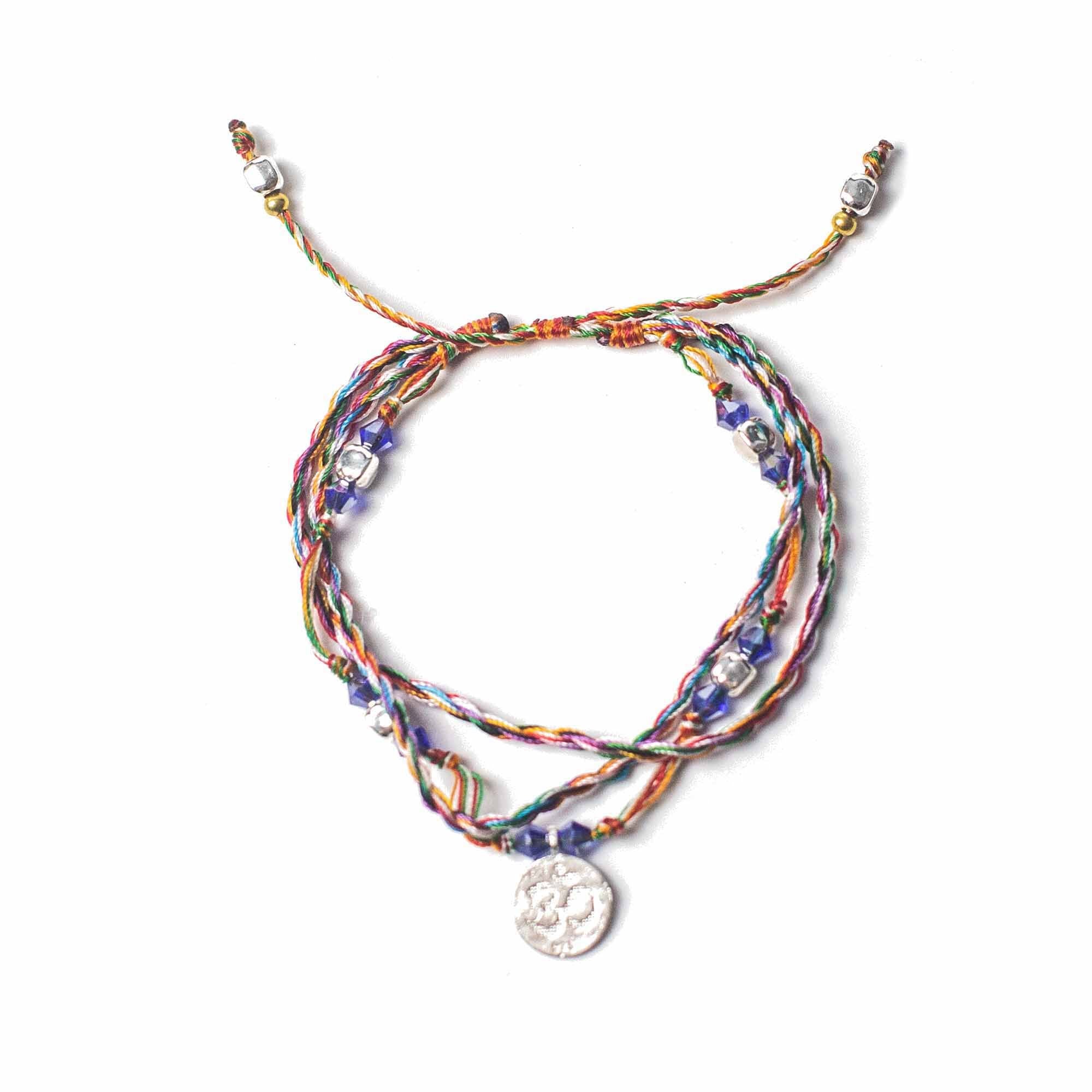 Temple String Bracelet Om in Serenity for Mindfulness and Peace