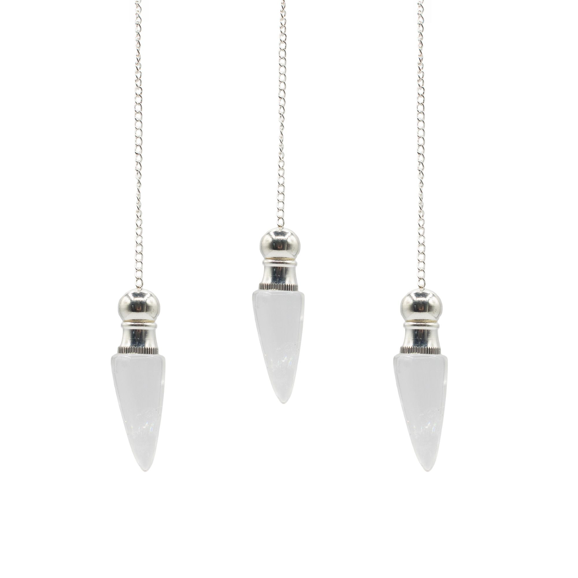 Secret Cavity Discovery of Truth Pendulum with Clear Quartz Design
