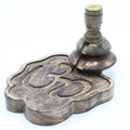 Medium Mango Wood Backflow Burner for Aromatic Home Fragrance Display