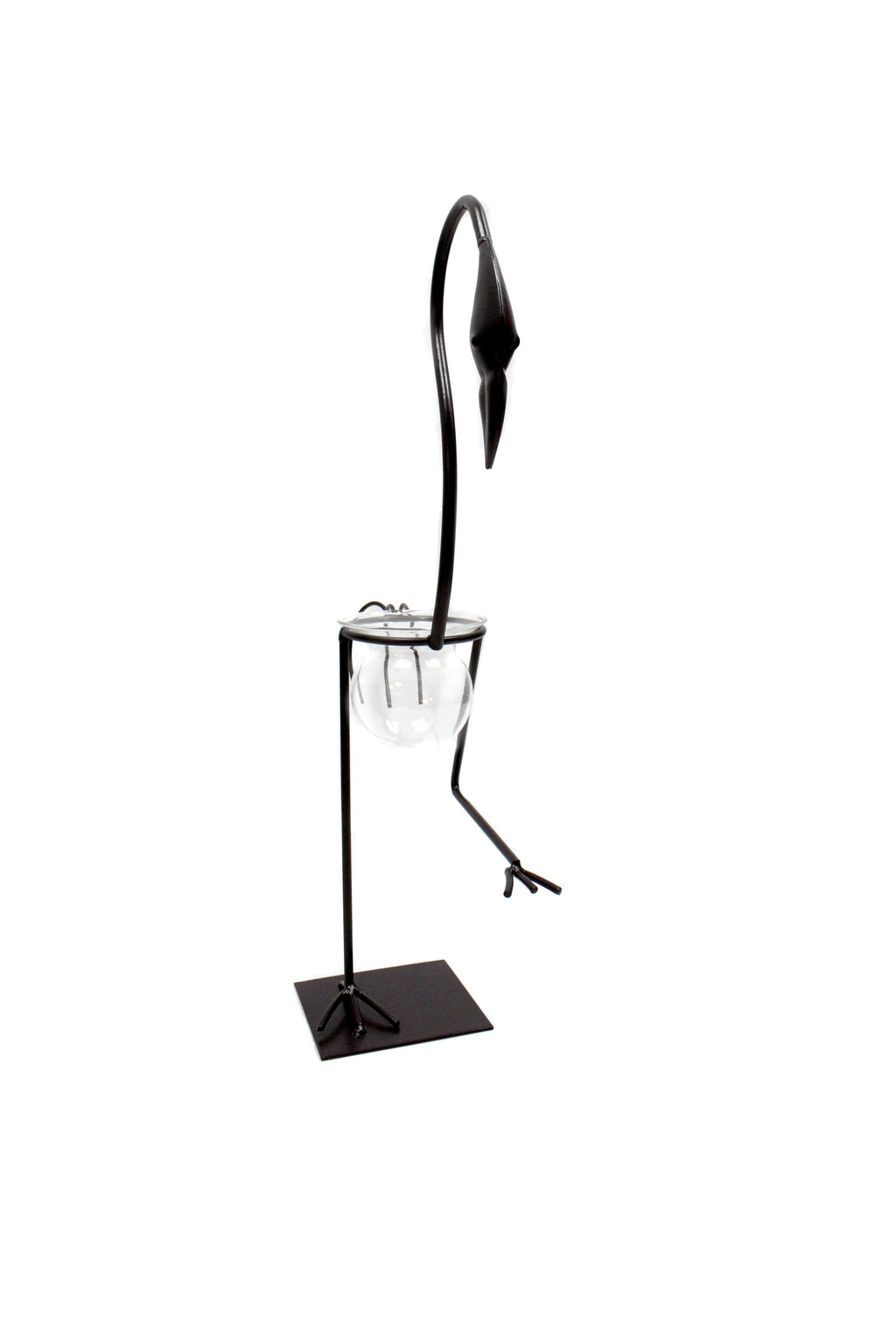 Hydroponic Home Décor Tall Flamingo One Pot Stand for Plants